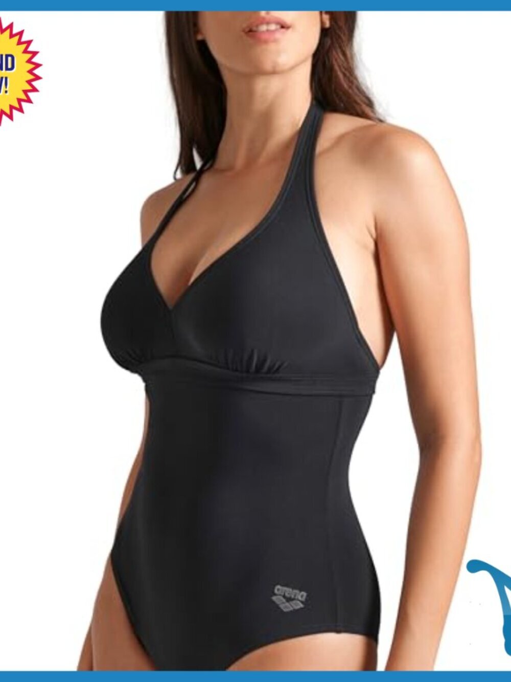 C-Cup Shaping Swimsuit with Power Mesh Waist Support - Picture 3 of 6
